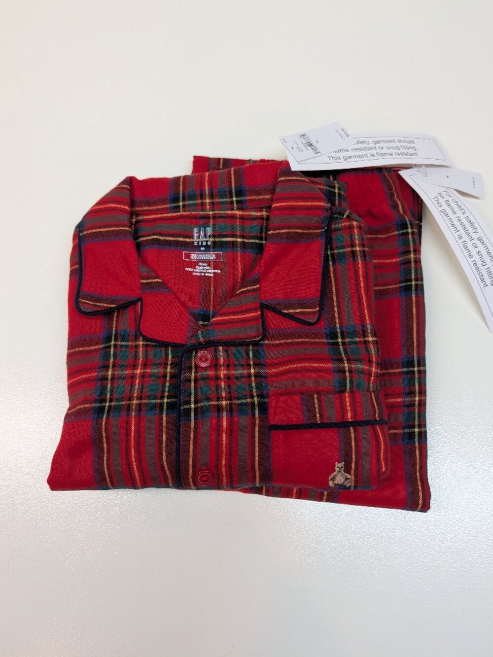 Gap Kids Plaid PJ set, size 10
